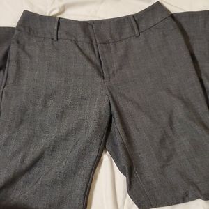 Black boot cut trousers